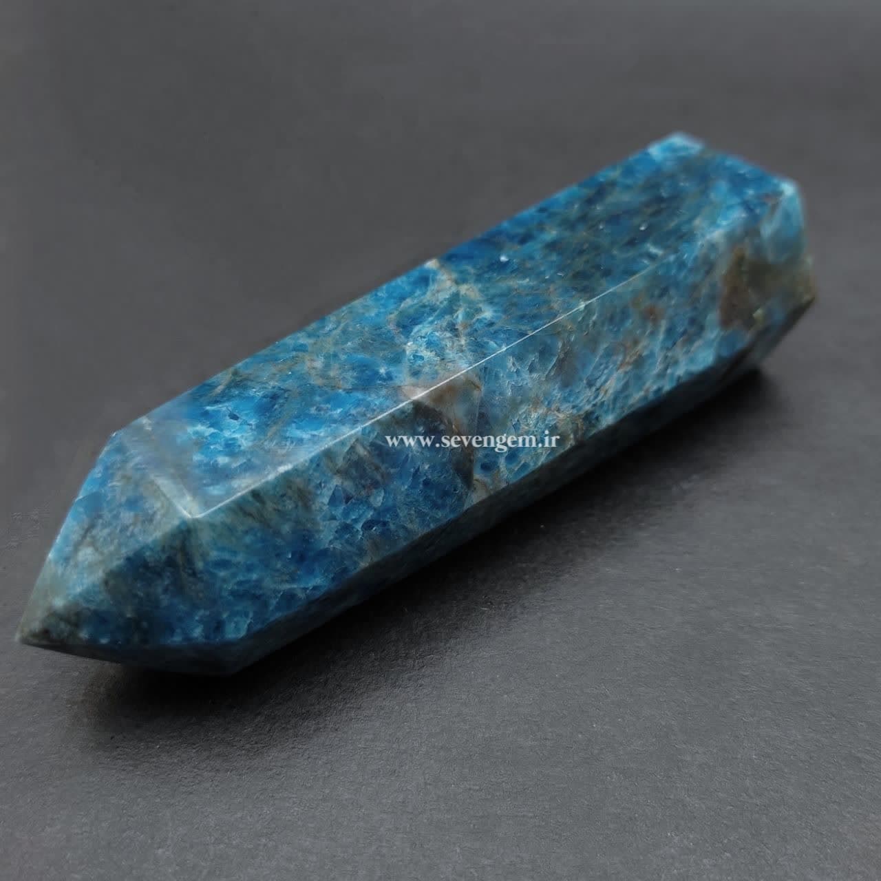 منشور سنگ آپاتیت آبی (کدB768)