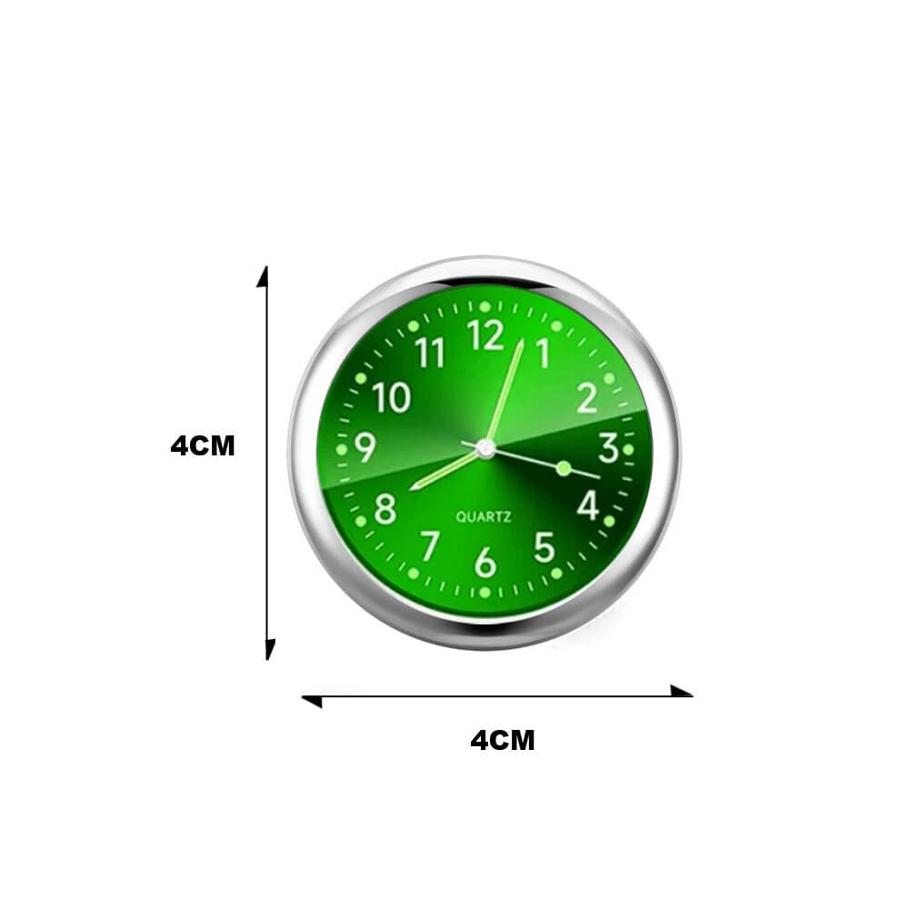 ساعت خودرو عقربه ای اسپورت 4cm سبز بدنه فلزی — تصویر ۱۰