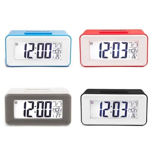 ساعت و دماسنج دیجیتالی تایمردار دارای بک لایت DS-3620 مشکی — تصویر ۱۲