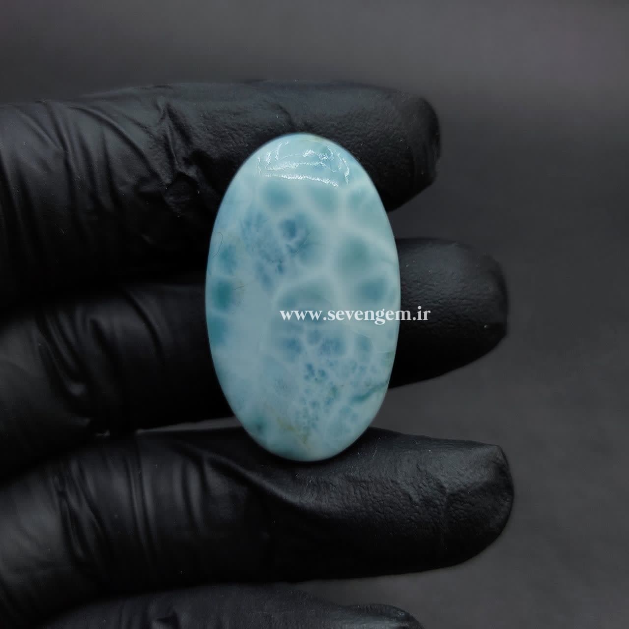 نگین سنگ لاریمار (کدB726) — تصویر ۶