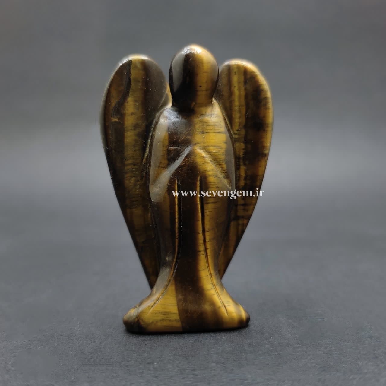 مجسمه سنگ چشم ببر تراش فرشته (کدB714)