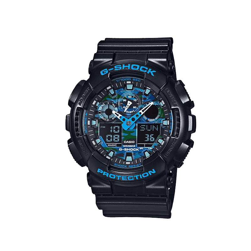ساعت مچی مردانه کاسیو جیشاک مدل GA-100CB-1A