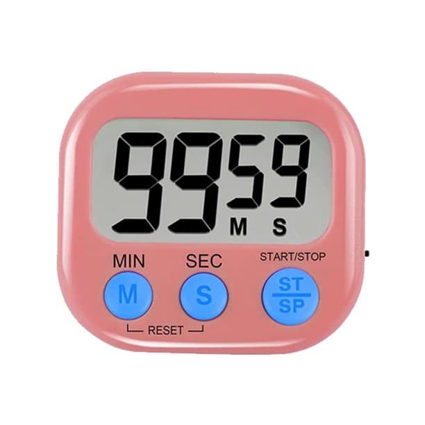 تایمر کرنومتر دیجیتال آشپزخانه صورتی مدل 103L — تصویر ۸