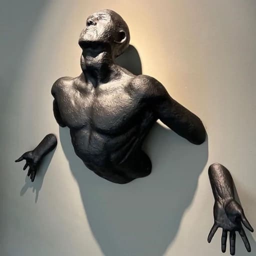 مجسمه دیوارکوب فیگور