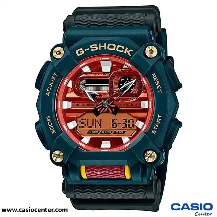 ساعت مچی مردانه کاسیو جیشاک مدل GA-900DBR-3ADR — تصویر ۵