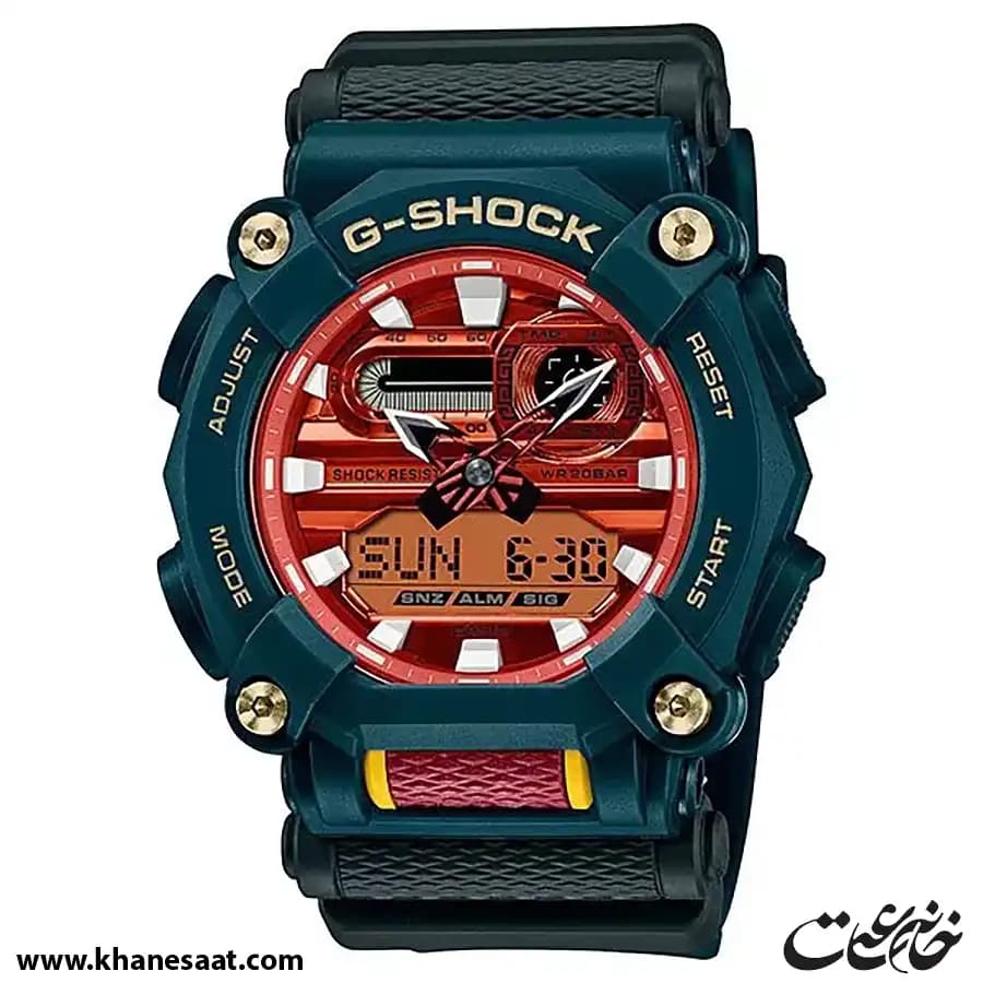 ساعت مچی مردانه کاسیو جیشاک مدل GA-900DBR-3ADR — تصویر ۶