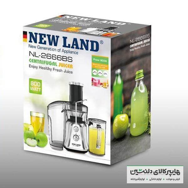 آبمیوه گیری حرفه ای نیولند مدل 2666 — تصویر ۵