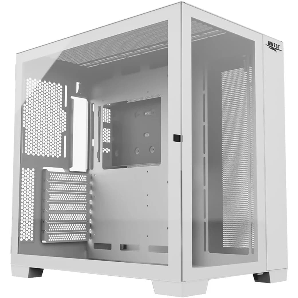 کیس کامپیوتر اوست GT AQ14 MW Mid Tower سفید — تصویر ۵