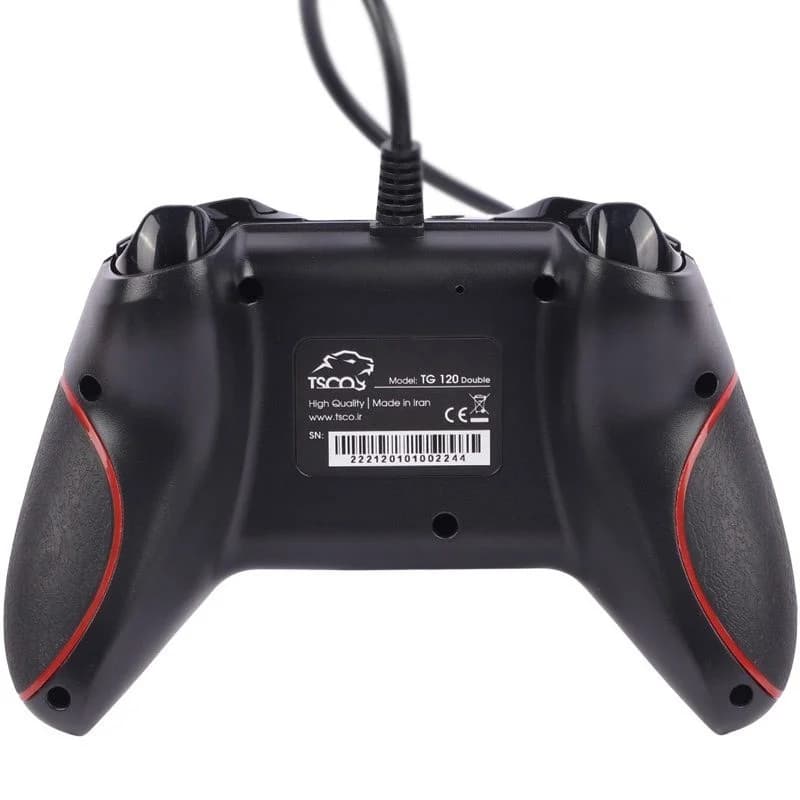 دسته بازی تسکو مدل TG120 X2 با سیم (دوبل ) — تصویر ۱۱