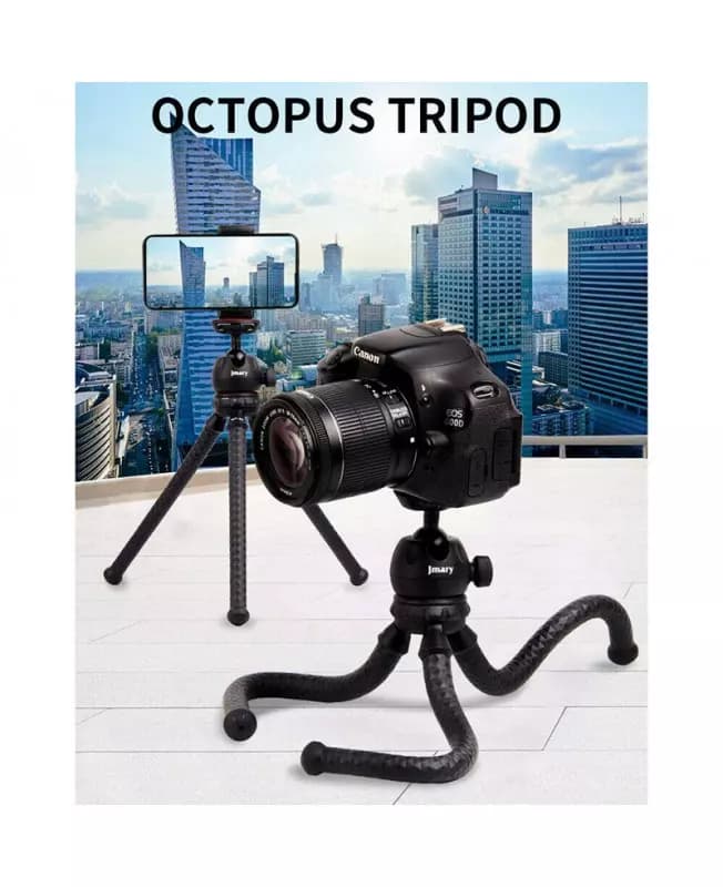 سه پایه جی ماری Jmary MT-25 Selfie tripod + هولدر موبایل — تصویر ۶