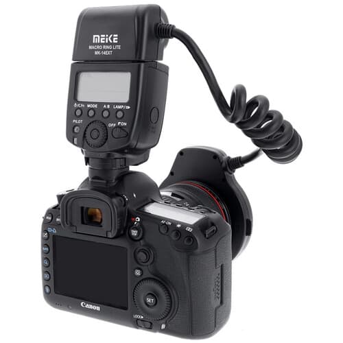 رینگ فلاش میک Meike MK-14EXT TTL Macro برای کانن — تصویر ۴