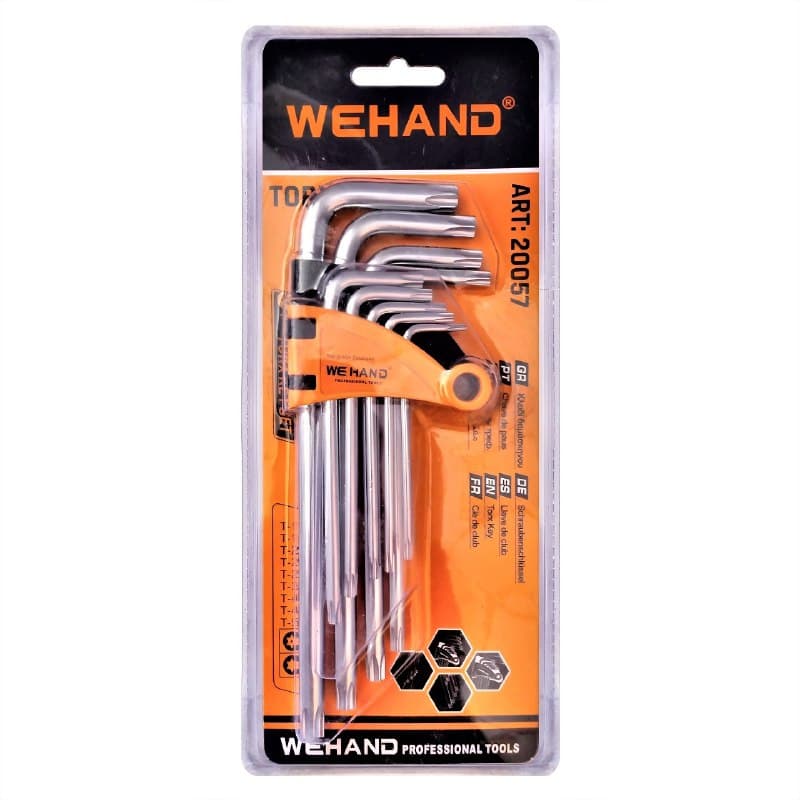 ست آچار ستاره 9 عددی Wehand