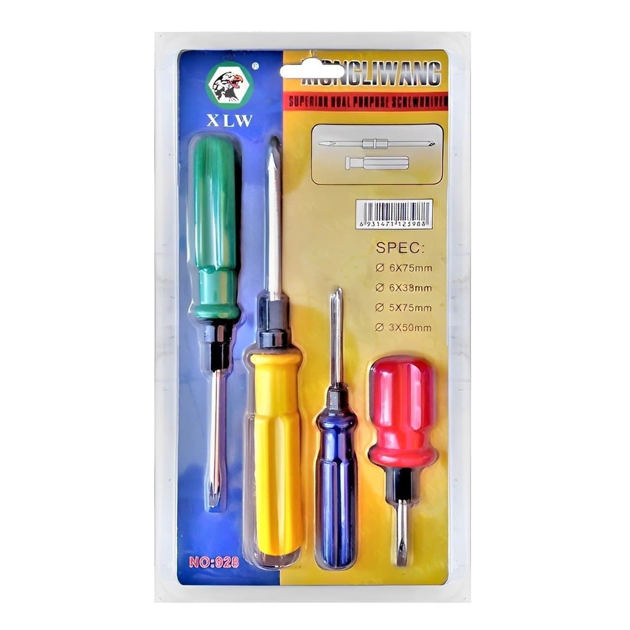 ست پیچ گوشتی دو سر چهار عددی XLW 928 — تصویر ۳
