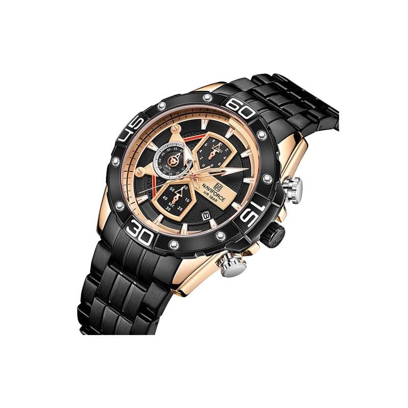ساعت مچی مردانه نیوی فورس مدل NAVIFORCE NF8018S RG/B/B