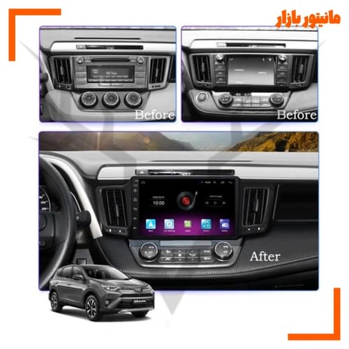 پخش کننده تصویری خودرو ووکس مدل RAV4 14-18 C100 — تصویر ۳