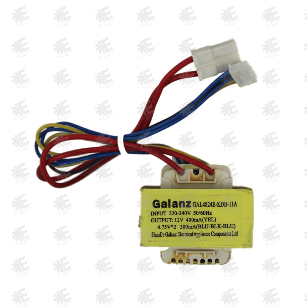 ترانس معمولی کولرگازی GAL4824E-KDB-11A/12V/400mA
