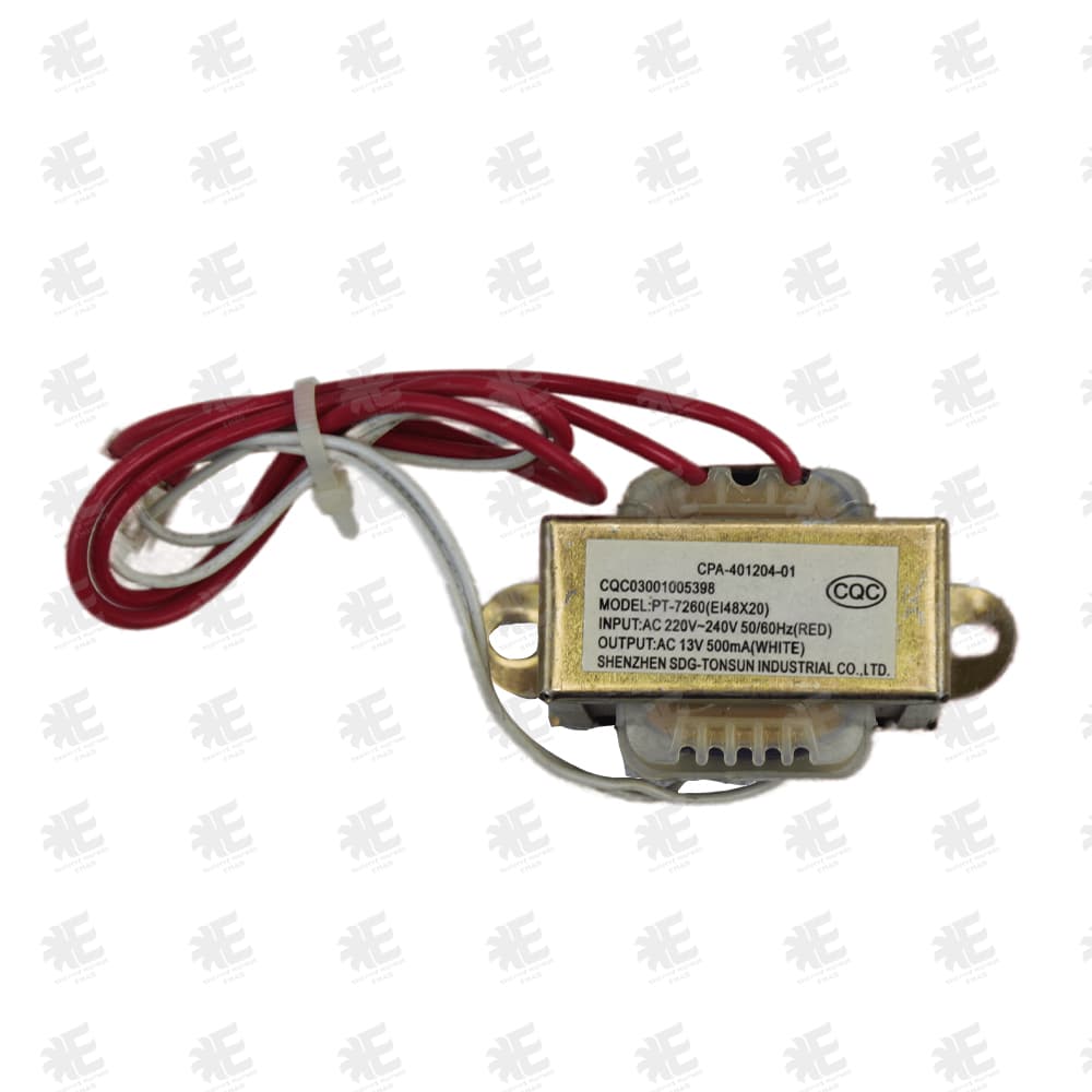 ترانس معمولی CQC03001005398/13V/500mA — تصویر ۳