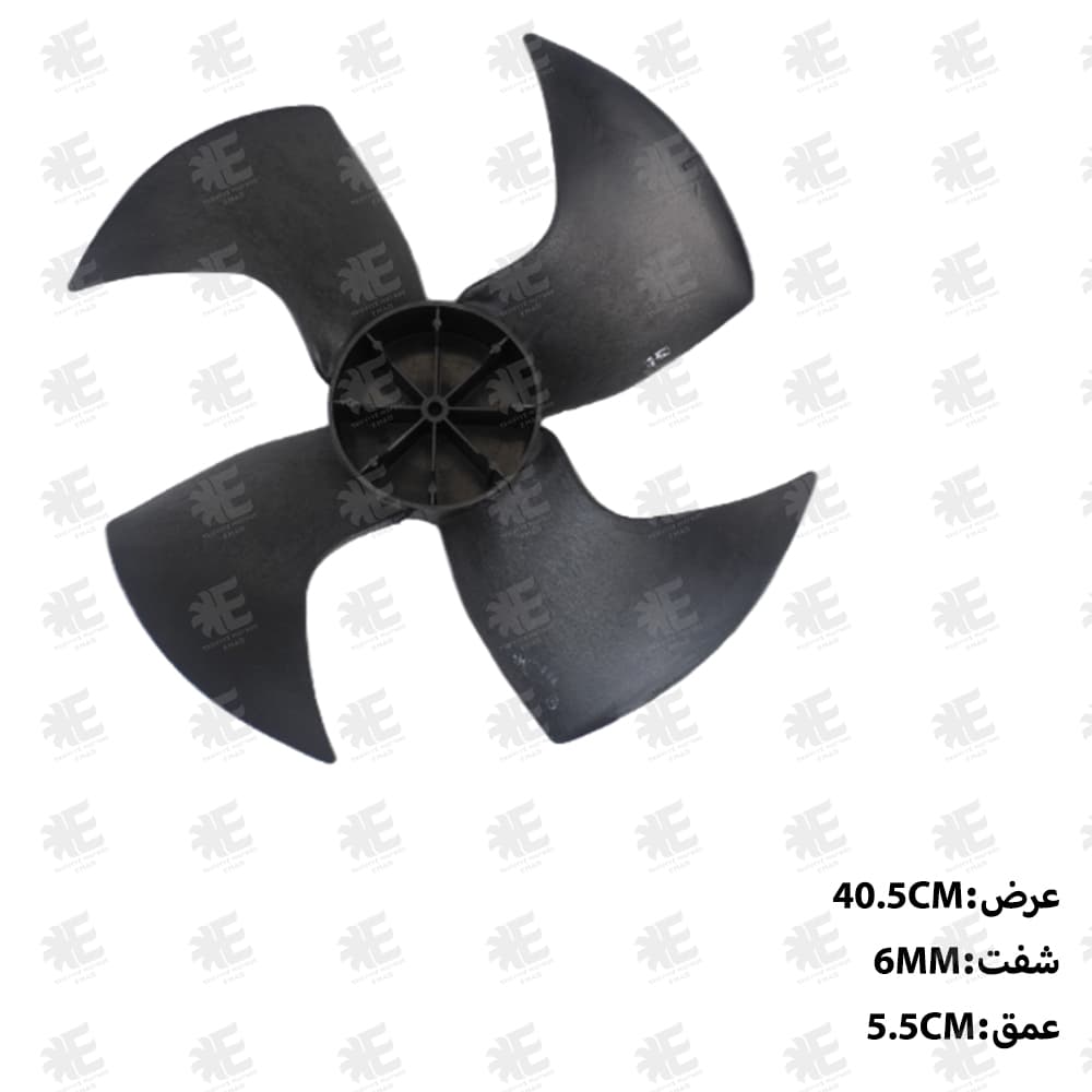 پروانه فن چهار پر راست