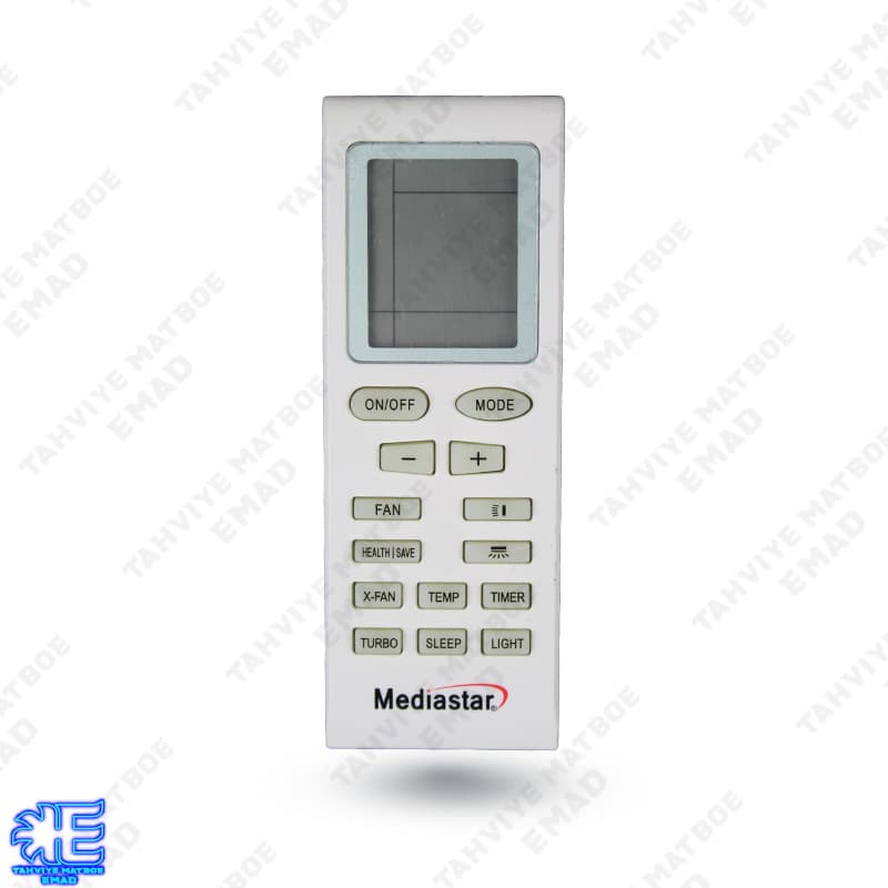 ریموت کنترل کولرگازی مدیا استار اصلی Mediastar — تصویر ۳