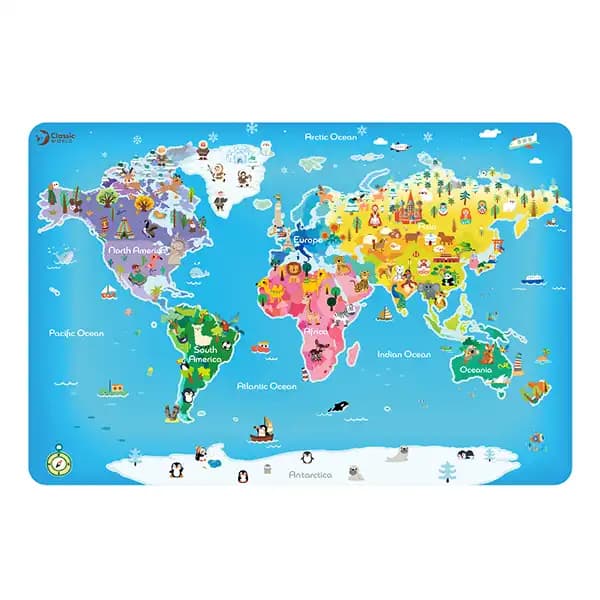 پازل نقشه جهان کلاسیک ورد Classic World