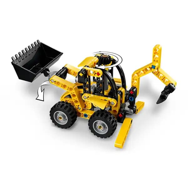 لگو تکنیک مدل 42197 بکهو لودر Backhoe Loader — تصویر ۳