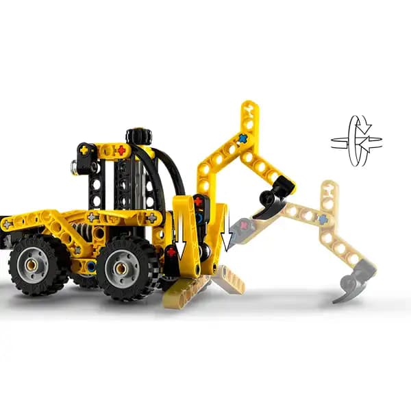 لگو تکنیک مدل 42197 بکهو لودر Backhoe Loader — تصویر ۵