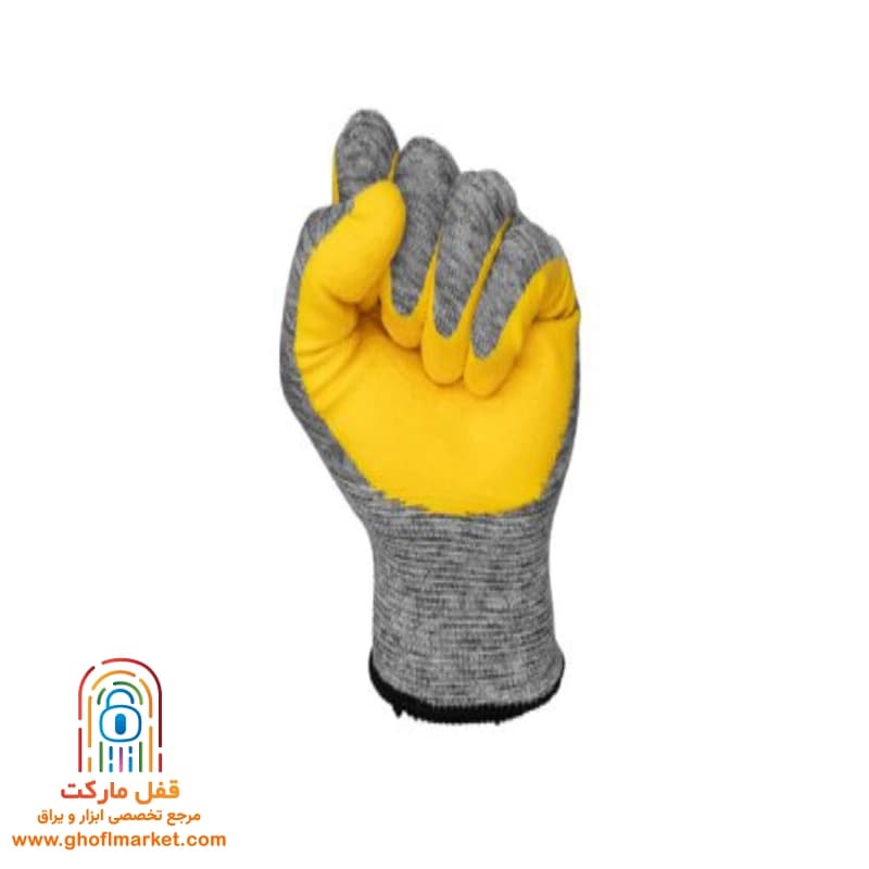 دستکش ایمنی پلی استر لاتکس کنزاکس مدل KLG-1732 — تصویر ۵