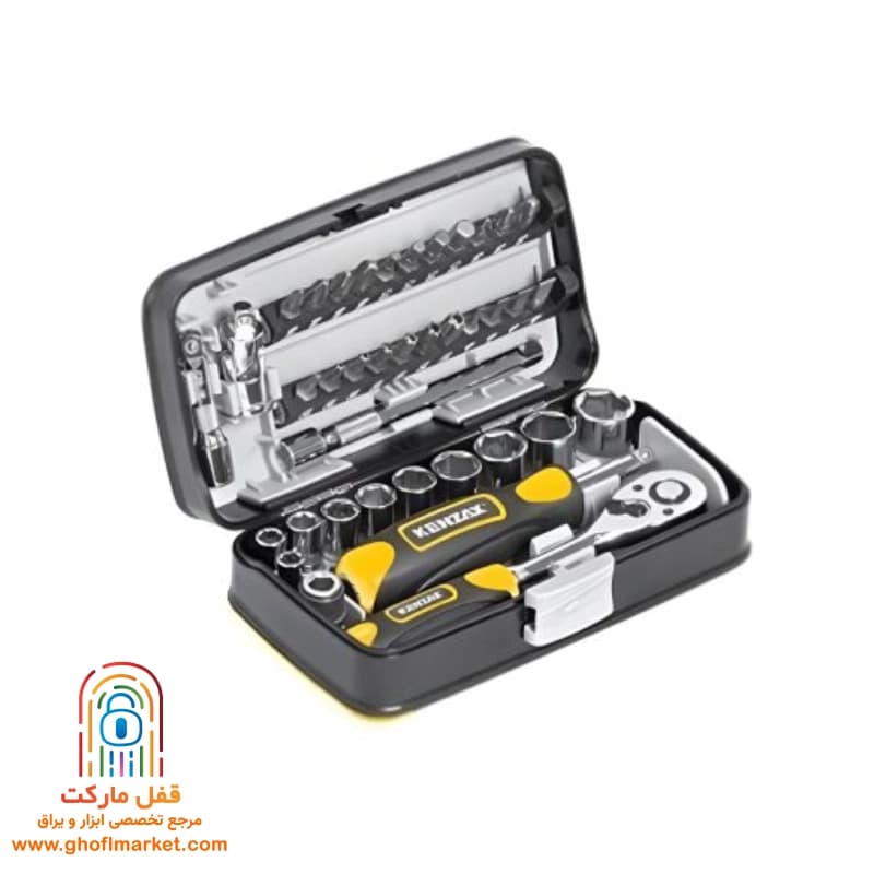 جعبه بکس 38 پارچه ترکیبی بیت و بکس کنزاکس مدل 9438 — تصویر ۲