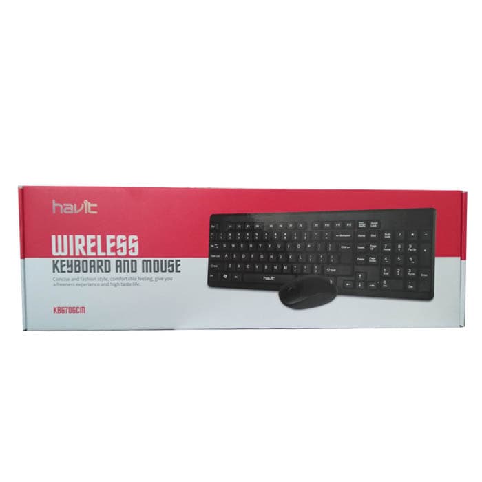 کیبورد و ماوس بی سیم Havit KB670GCM — تصویر ۳