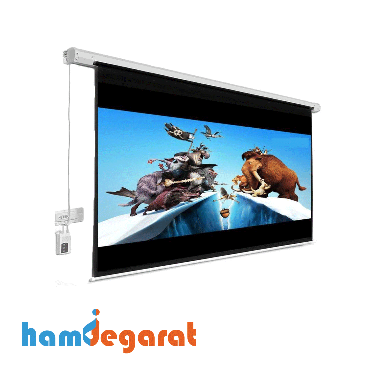 پرده نمایش برقی سایز 250×250