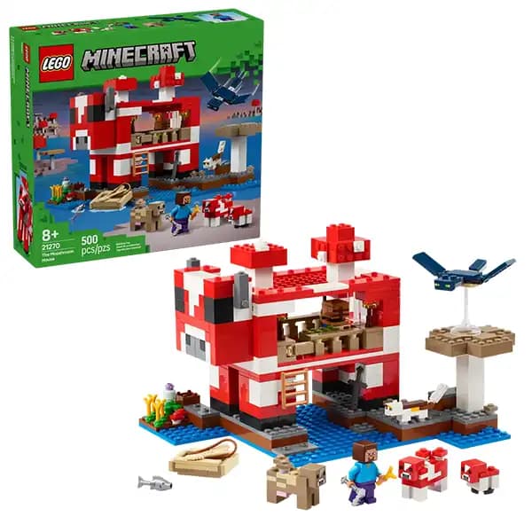 لگو ماینکرفت مدل 21270 The Mooshroom House
