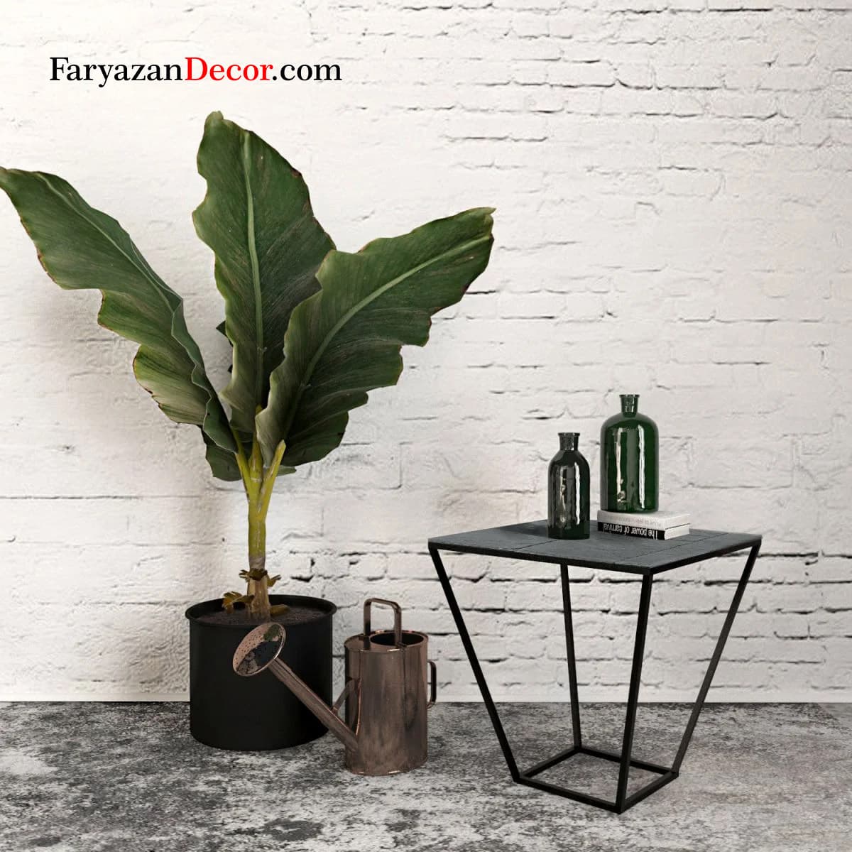 میز عسلی فریازان دکورکنار مبلی مدل FM20