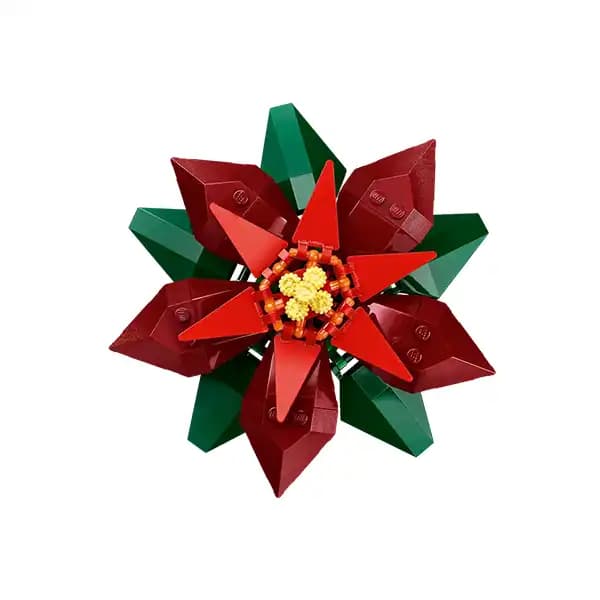 لگو آیکونز مدل 10370 پوینستیا Poinsettia — تصویر ۱۰