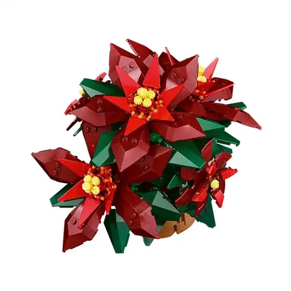 لگو آیکونز مدل 10370 پوینستیا Poinsettia — تصویر ۹