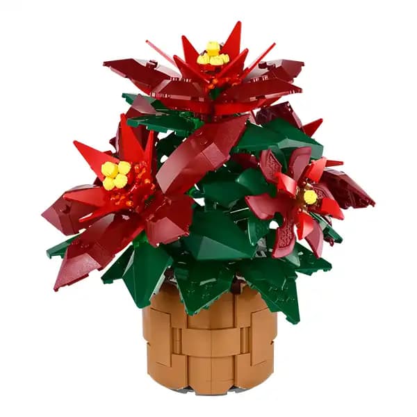 لگو آیکونز مدل 10370 پوینستیا Poinsettia — تصویر ۱۱