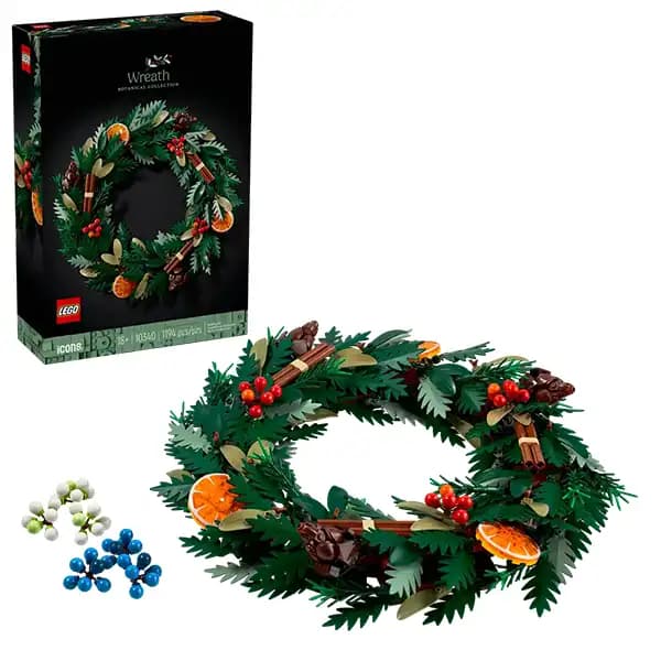 لگو آیکونز مدل 10340 تاج گل Wreath — تصویر ۱۰