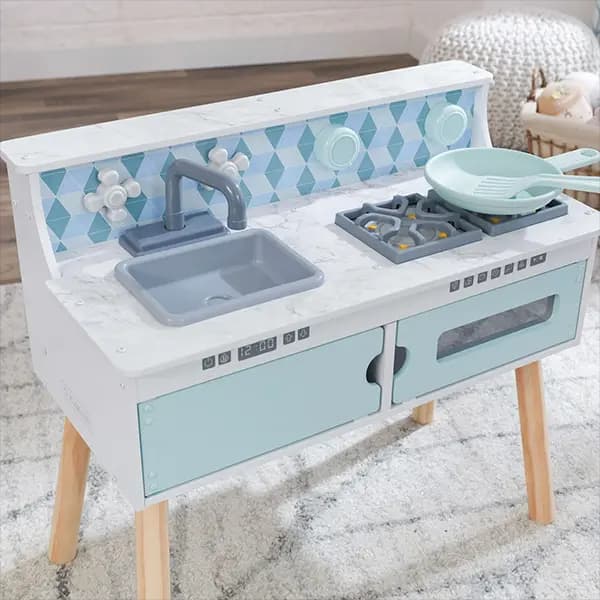 آشپزخانه کودک Kidkraft مدل Put Away Wooden Kitchen — تصویر ۶