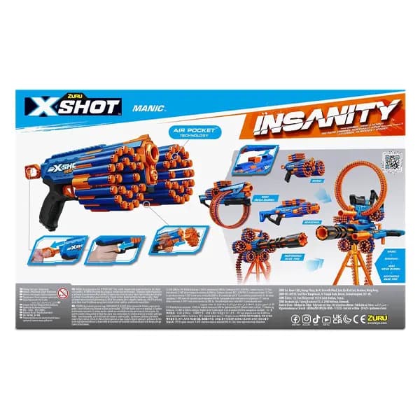 تفنگ ایکس شات X-Shot مدل Manic — تصویر ۷