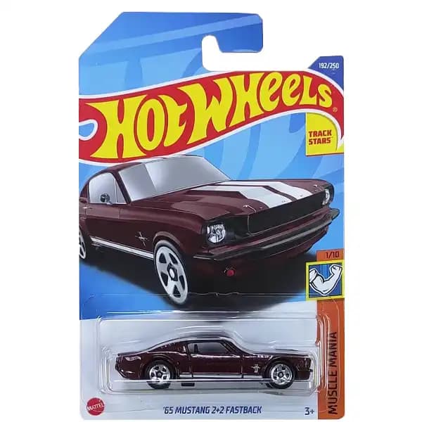 ماشین هات ویلز مدل 2+2 Mustang 65 Fastback
