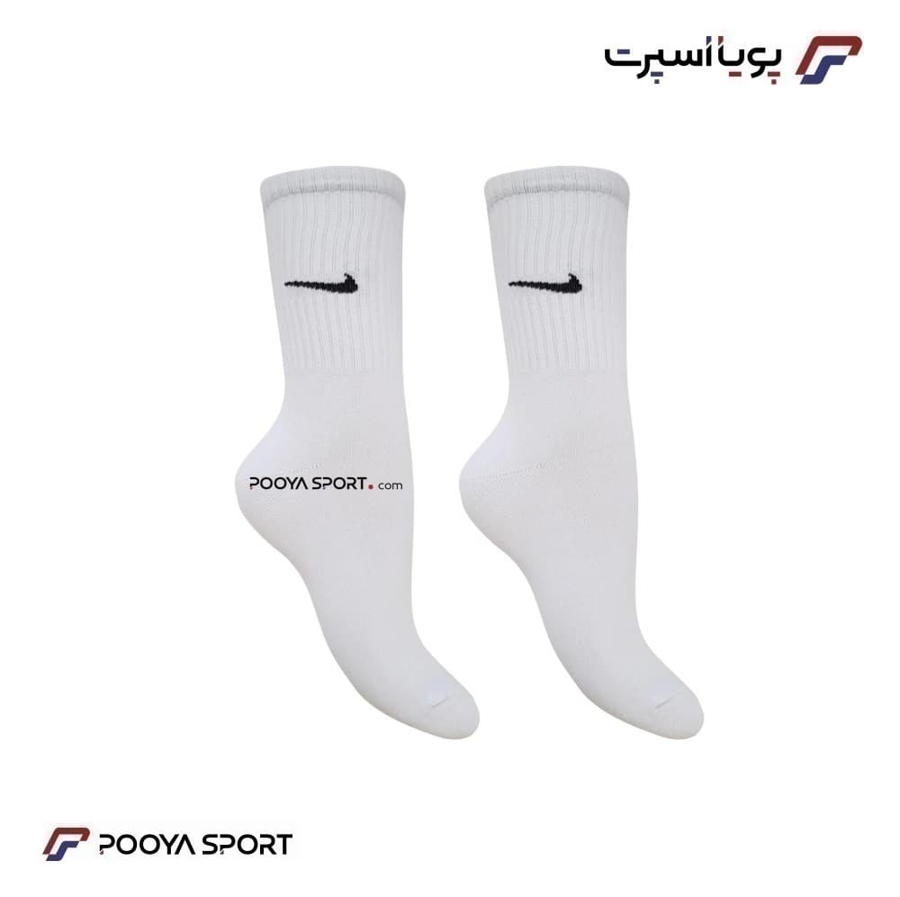 جوراب ورزشی نایک Nike زنانه ساق کوتاه اعلا سفید