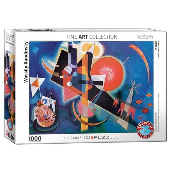 پازل 1000 تکه یوروگرافیکس Eurographics طرح به رنگ آبی — تصویر ۲