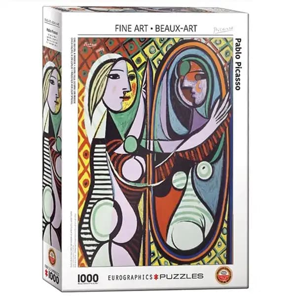 پازل 1000 تکه یوروگرافیکس Eurographics طرح دختری مقابل آینه