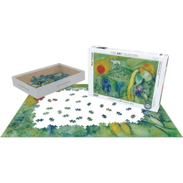 پازل 1000 تکه یوروگرافیکس Eurographics طرح عاشقان ونیز — تصویر ۹