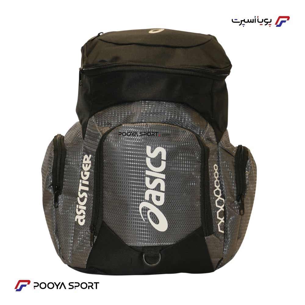کوله پشتی ورزشی ضد آب جدید اسیکس asics سایز متوسط a12 طوسی — تصویر ۸