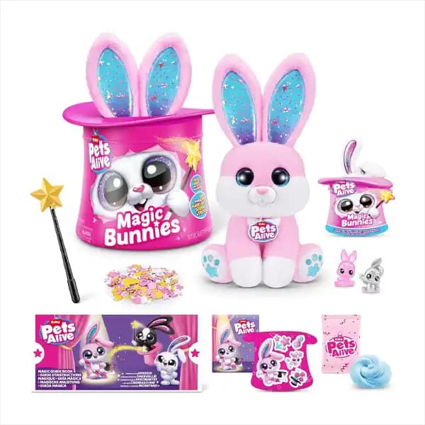 عروسک Pets Alive مدل Magic Bunnies صورتی — تصویر ۱۰