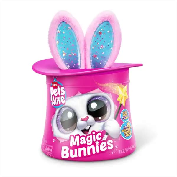 عروسک Pets Alive مدل Magic Bunnies صورتی — تصویر ۹