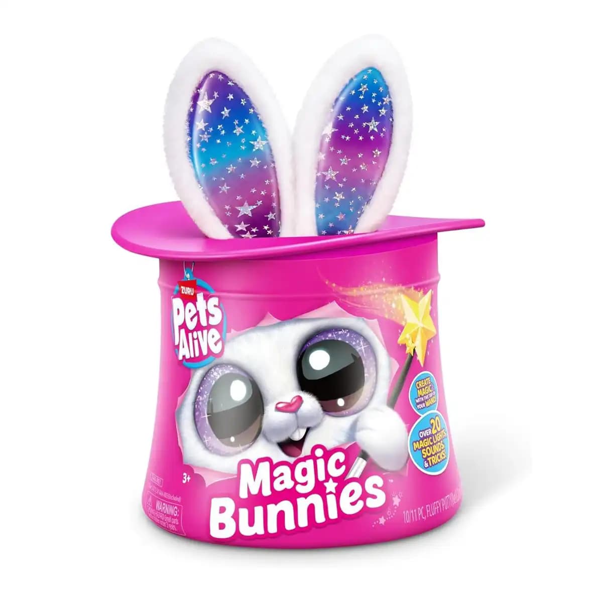 عروسک Pets Alive مدل Magic Bunnies سفید — تصویر ۲