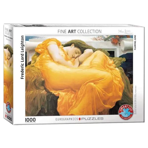 پازل 1000 تکه یوروگرافیکس Eurographics طرح ژوئن شعله ور — تصویر ۲