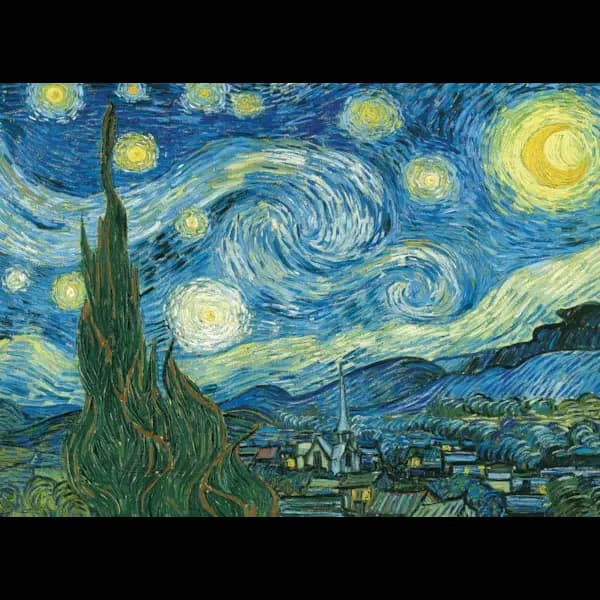 پازل 1000 تکه یوروگرافیکس Eurographics طرح شب پرستاره — تصویر ۹