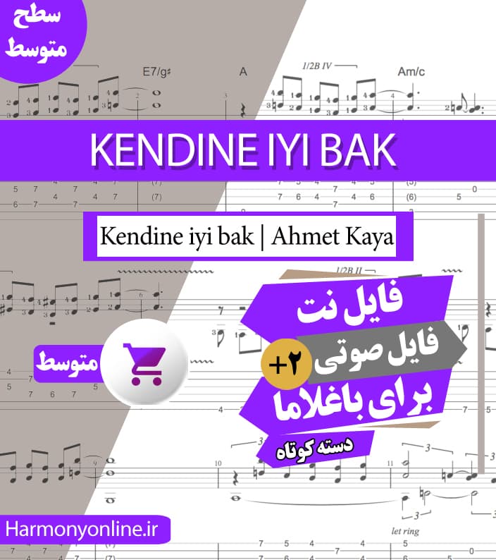 نت آهنگ kendine iyi bak-Ahmet Kaya